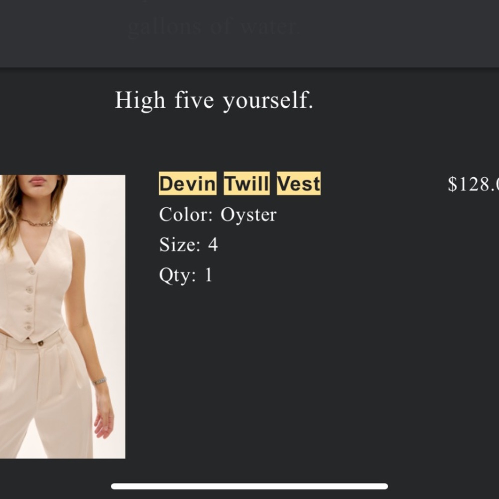 Beige Sleeveless Button-Up Top